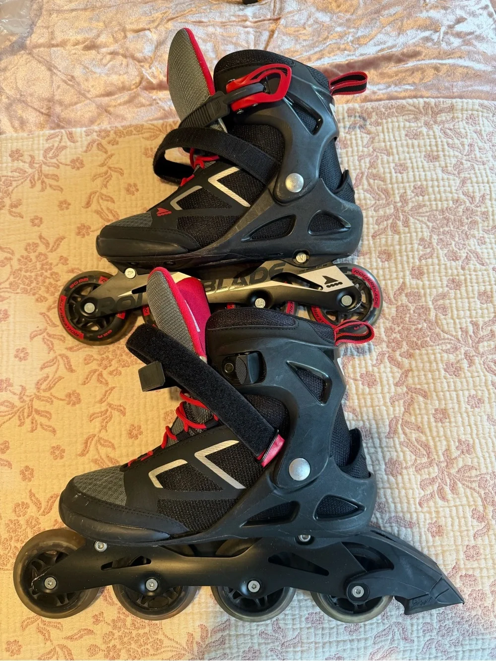 Rollerblade Macroblade 80W in Hot Pink and Black, Women’s Size 8